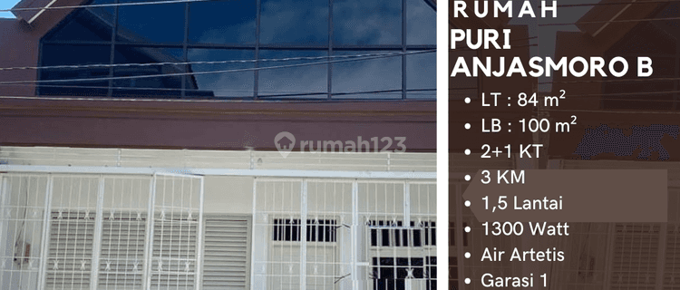 Dijual Rumah di Jl. Puri Anjasmoro B, Puri Anjasmoro 1