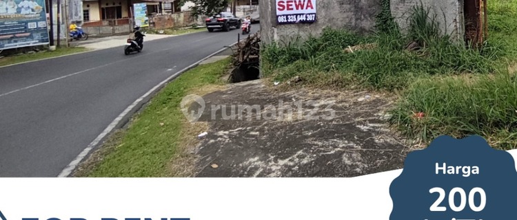 FOR RENT: LAND BY THE ROAD IN BANDUNGAN, SEMARANG REGENCY 1