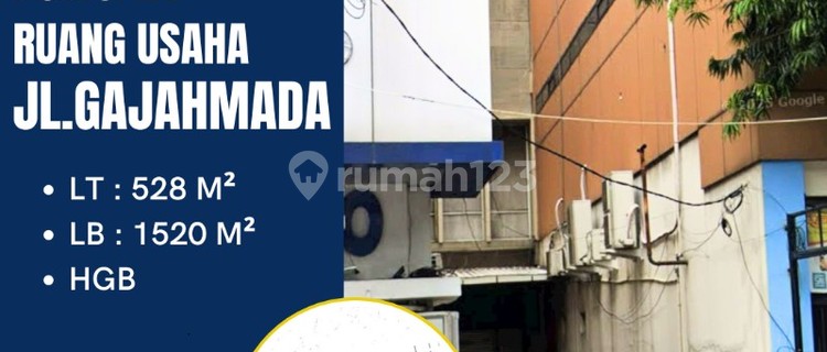 DIJUAL RUANG USAHA TENGAH KOTA JL GAJAHMADA SEMARAN TENGAH 1