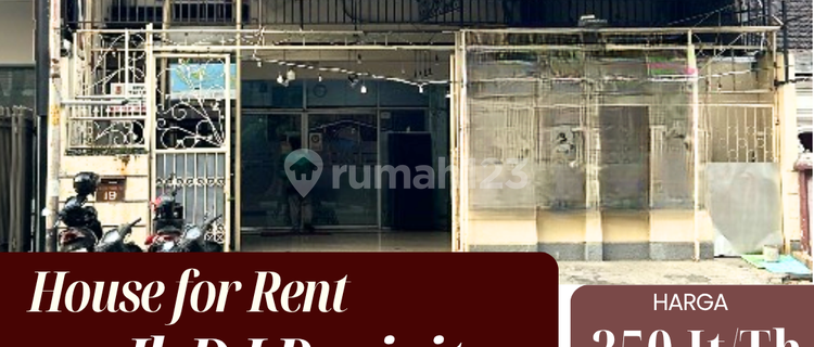 RUMAH SEWA TENGAH KOTA COCOK UNTUK KANTOR / RUANG USAHA 1