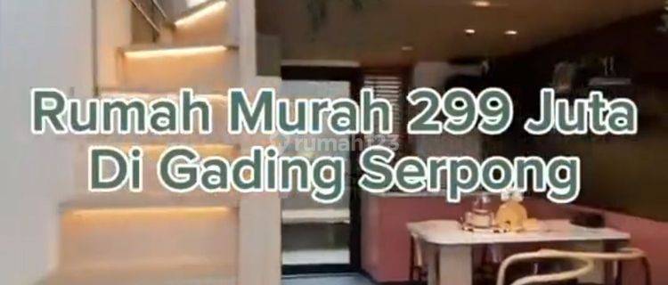 Hunian keren murah di Gading Serpong 1