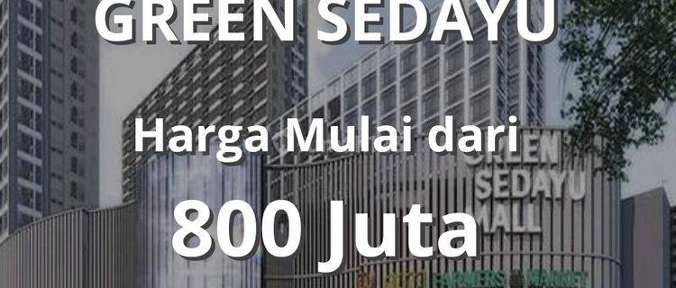 DIJUAL APARTEMEN STUDIO DI GREEN SEDAYU , SEMI FURNISHED 1