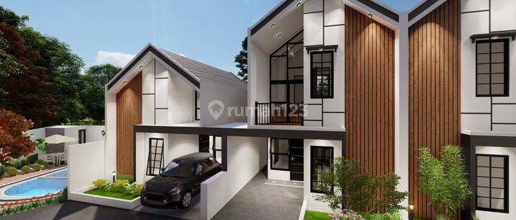 Rumah 2 Lantai Dengan Konsep Scandinavian  1