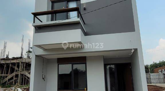 Rumah 3 Lantai Dengan Desain Minimalis Modern, 3kamar, Di Salz 1