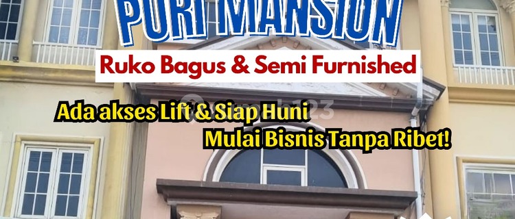 For Sale: Puri Mansion Shophouse with Elevator, Strategic Location 1