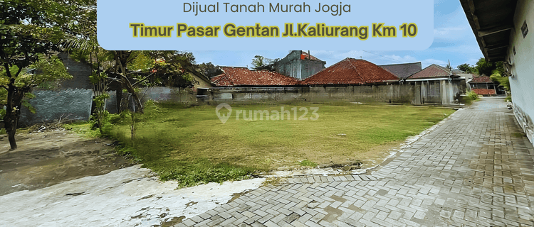 Timur Pasar Gentan Jl.kaliurang Km 10 Jogja Tanah SHM  1