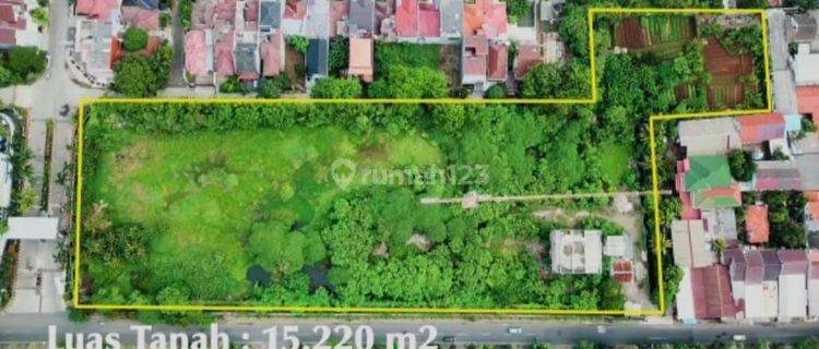 Tanah 1.5 Hektar pinggir jalan Raya,Sebrang Stasiun Cakung jaktim 1