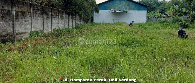 Tanah Dan Gudang Jalan Hamparan Perak Deli Serdang Sumatera Utara 1