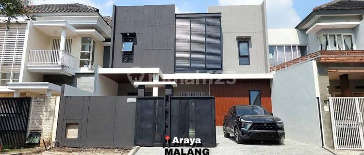 Rumah Proses Bangun Semi Furnished Di Araya Golf, Malang 1