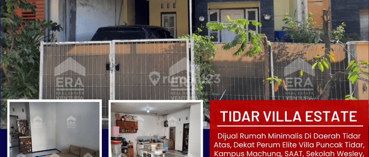 Rumah Minimalis Di Daerah Tidar Atas, Dekat VPT 1