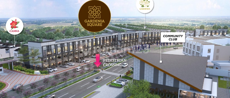Latest 3-Story Shophouse Gardenia Square Paramount Petals 1
