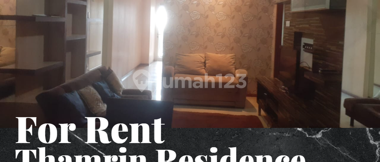 For Rent Apartment Thamrin Residence Condohouse 2 Bedrooms Furnished 1