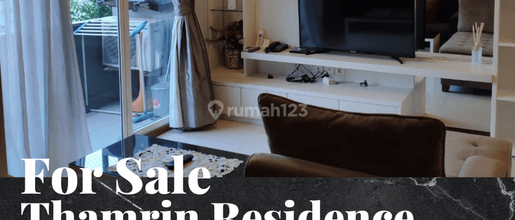 Dijual Apartement Thamrin Residence 2 Bedroom Full Furnished Bagus 1