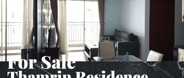 Dijual Apartemen Thamrin Residence 3 Bedroom Full Furnish Lantai Sedang 1