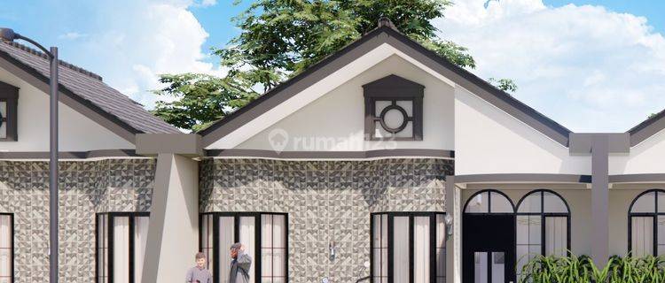 Rumah modern desain Eropa clasik di gunung pati  1