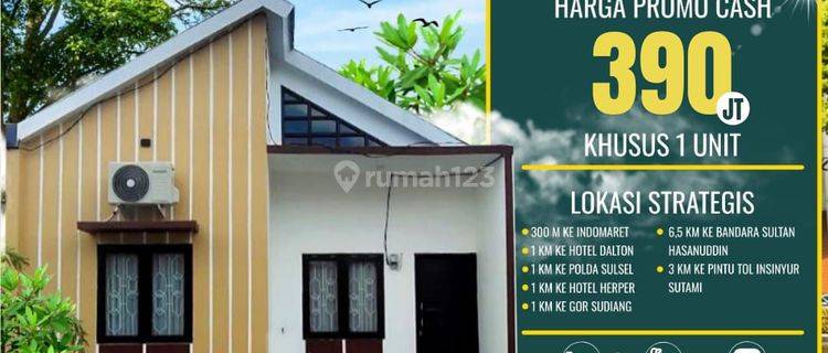 Rumah Cantik Siap Huni Lokasi Strategis Sudiang Makassar  1