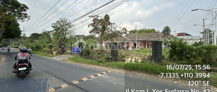 Jual Tanah di Ungaran jalan raya, bisa untuk gudang (BRKN) 1