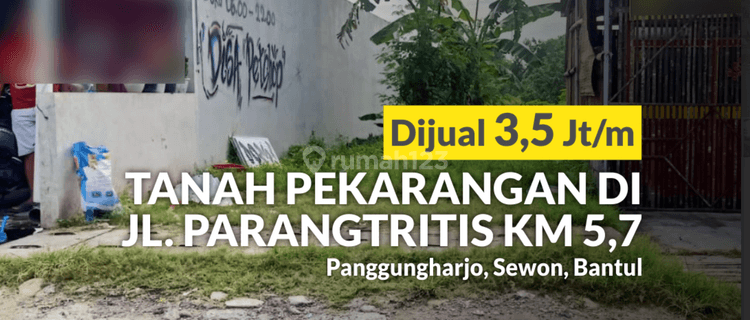 Tanah Pekarangan Luas 407 Meter Persegi Lokasi Dekat Kampus Isi 1