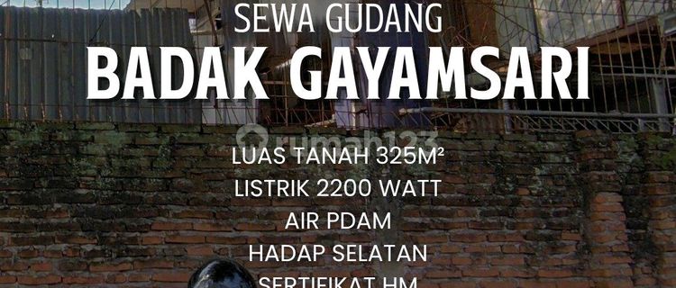 Warehouse for Rent in Badak Gayamsari Semarang 1