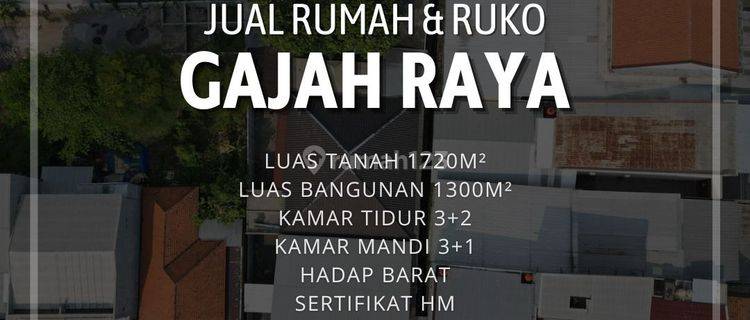 Dijual Rumah Beserta Ruko Di Gajah Semarang 1