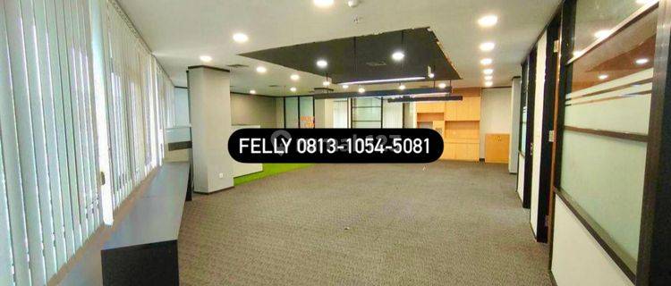 Disewakan Office Space Wisma Amex Siap Huni - Luas (227 m²) Unfurnished, 160 Ribu/m²/Bulan, Kebayoran Baru, Jakarta Selatan 1