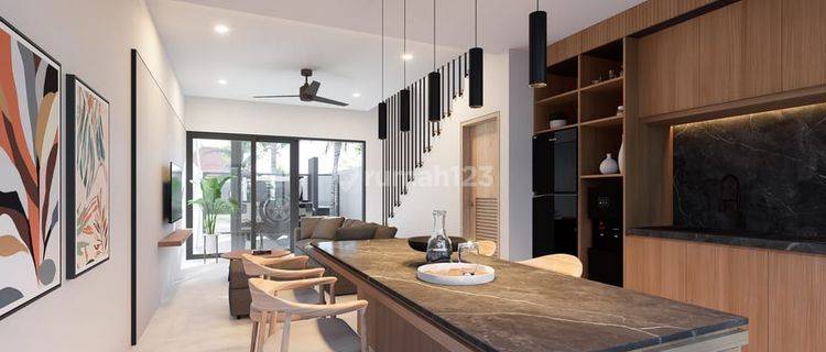 New Modern Tropical Townhouse In Kuta 1