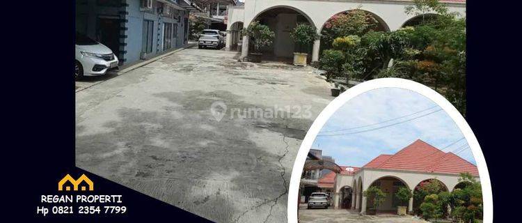 Rumah Hitung Tanah Bonus Rumah Kamar 6, Kamar Kos 9, Ruko 2 Petak Tanah Luas 1700m di Jalan Utama 1