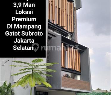 New 4-Story Semi-Furnished SHM House in Mampang Prapatan, South Jakarta 1