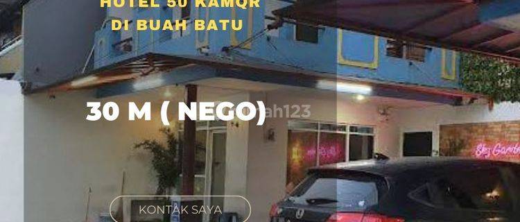 Jual cepat Hotel 50 kamar di Buah batu 1