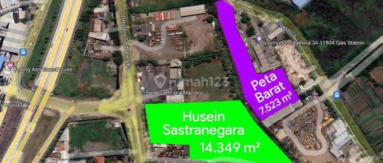 Dijual cepat Tanah jln Husain Sastranegara kalideres 1