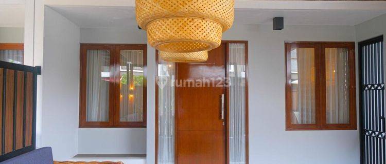 Rumah Cantik Semi Villa di Cherry Field Interior Luxury Ballines Villa Full Furnished Jalan Double Way Depan + Belakang Bisa Akses Mobil 1