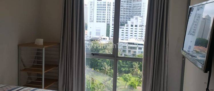 Apartemen The Mansion Bougenville 1 BR Furnished Sertifikat Golf View 400jtan 1