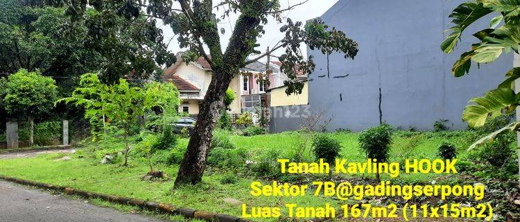 Dijual Tanah Kavling Hoek Sektor 7B 1