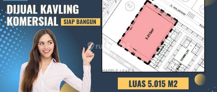 Tanah Komersial Murah Lokasi Strategis Untuk Showroom Dan Bank 1