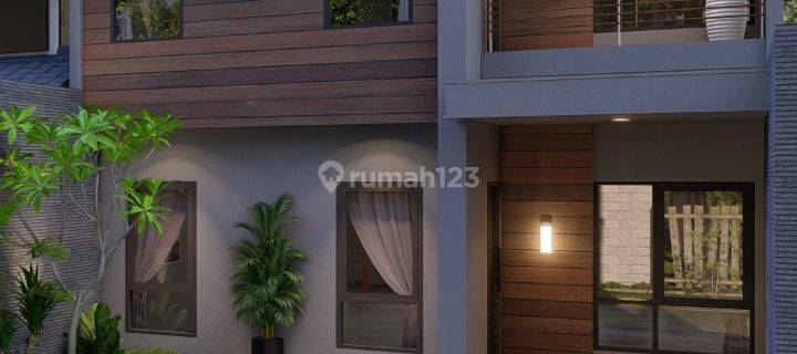 Dijual rumah baru brand new house 150 m dari pos nusa loka bsd dalam cluster siap huni 4 kamar, hadap selatan, bisa KPR 1