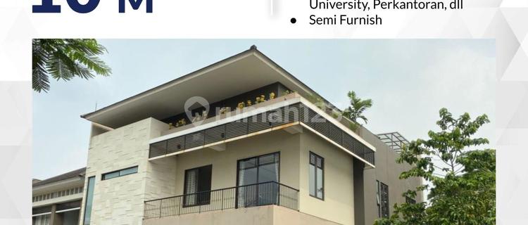 Rumah Hoek Dengan Rooftop Di Alam Sutera Renata Siap Huni 1