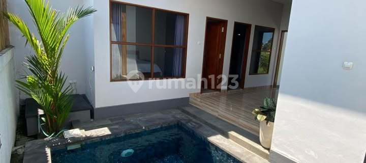 FOR RENT 2 BR Private villa in kedungu , 5 min to kedungu beach  this newly built villa surrounding by the rice field . 1