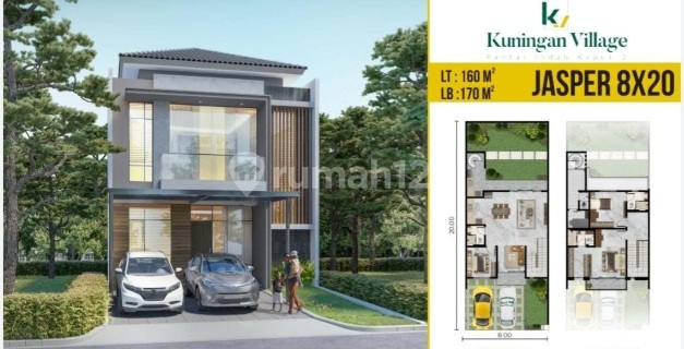 Disewa Rumah Kuningan Village Pik 2 2Lt Uk 8X20 M² At Tangerang 1