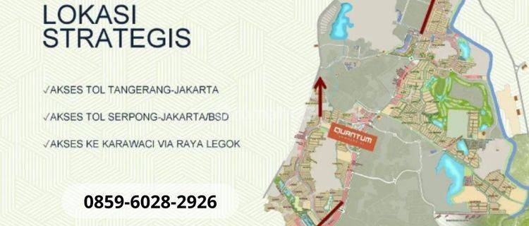 Ruko Quantum Dikelilingi Fasilitas Kota, Gtown Mall Sms Dekat Bsd 1