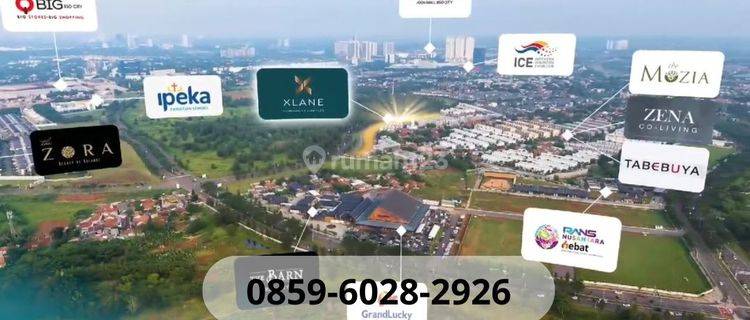 Ruko Xlane Terbaru Bsd City 3,5M 3lantai Hadapjalan Kpr Dp10 Free 1