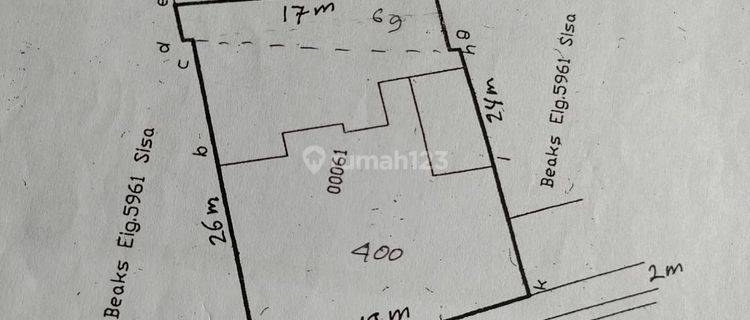 Rumah Tua Untuk Bangun Ulang Cocok Utk Kost Lokasi Way Besay 1