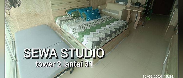 studio tower 2 lt31, apartemen u residence karawaci tangerang 1