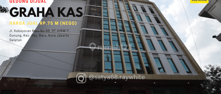 Dijual Gedung Graha Kas, 7 Lantai. Jalan Kebayoran Baru Jaksel 1