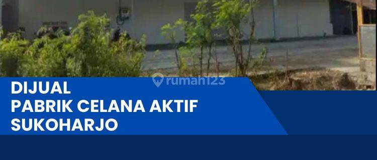 Dijual Take Over Pabrik Celana Aktif 900m2 Lokasi Sukoharjo Bu 1