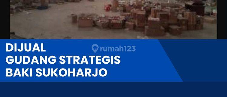 Dijual Gudang Zona Industri,lokasi Solo Baru 4200m2,BU  1