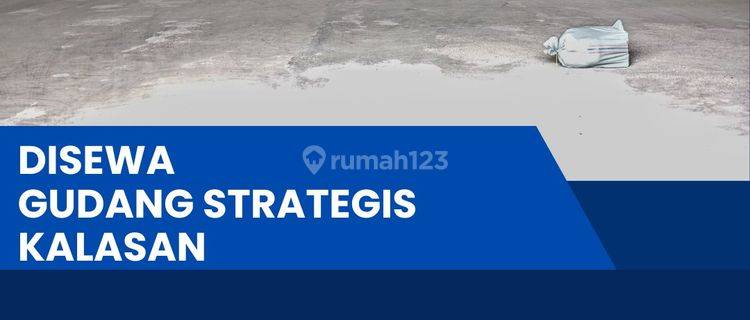 Disewakan Gudang Strategis Zona Industri Luas 550m2 Sleman,Yogyakarta  1