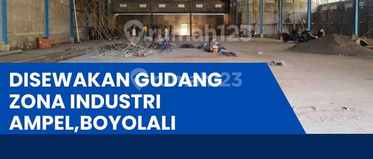 DiSewa gudang lokasi Ampel Boyolali luas 3975m BU! 1