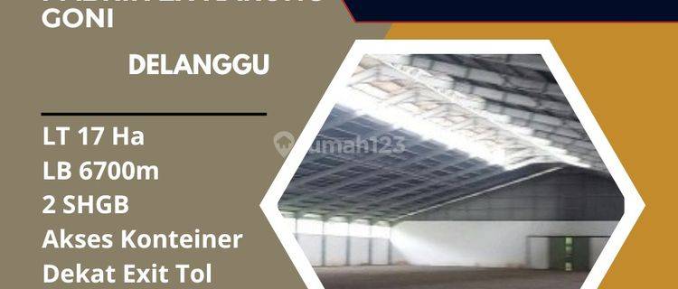 Dijual Pabrik Ex Karung Goni 17 Hektar Delanggu,klaten  1