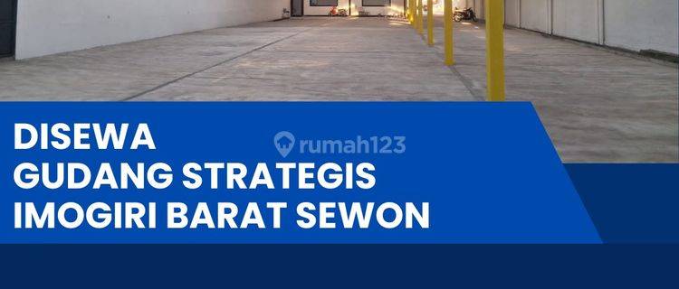 Disewakan Gudang Zona Industri 1086m2 Lokasi Bantul,yogyakarta  1