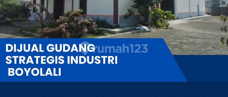 Dijual Gudang Strategis di Gagak Sipat Boyolali, Luas 4.048m BU! 1